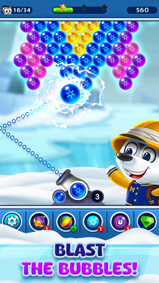 #1. Bubble Shooter: Frozen Pop (iOS) 由: Party Happy Games SL