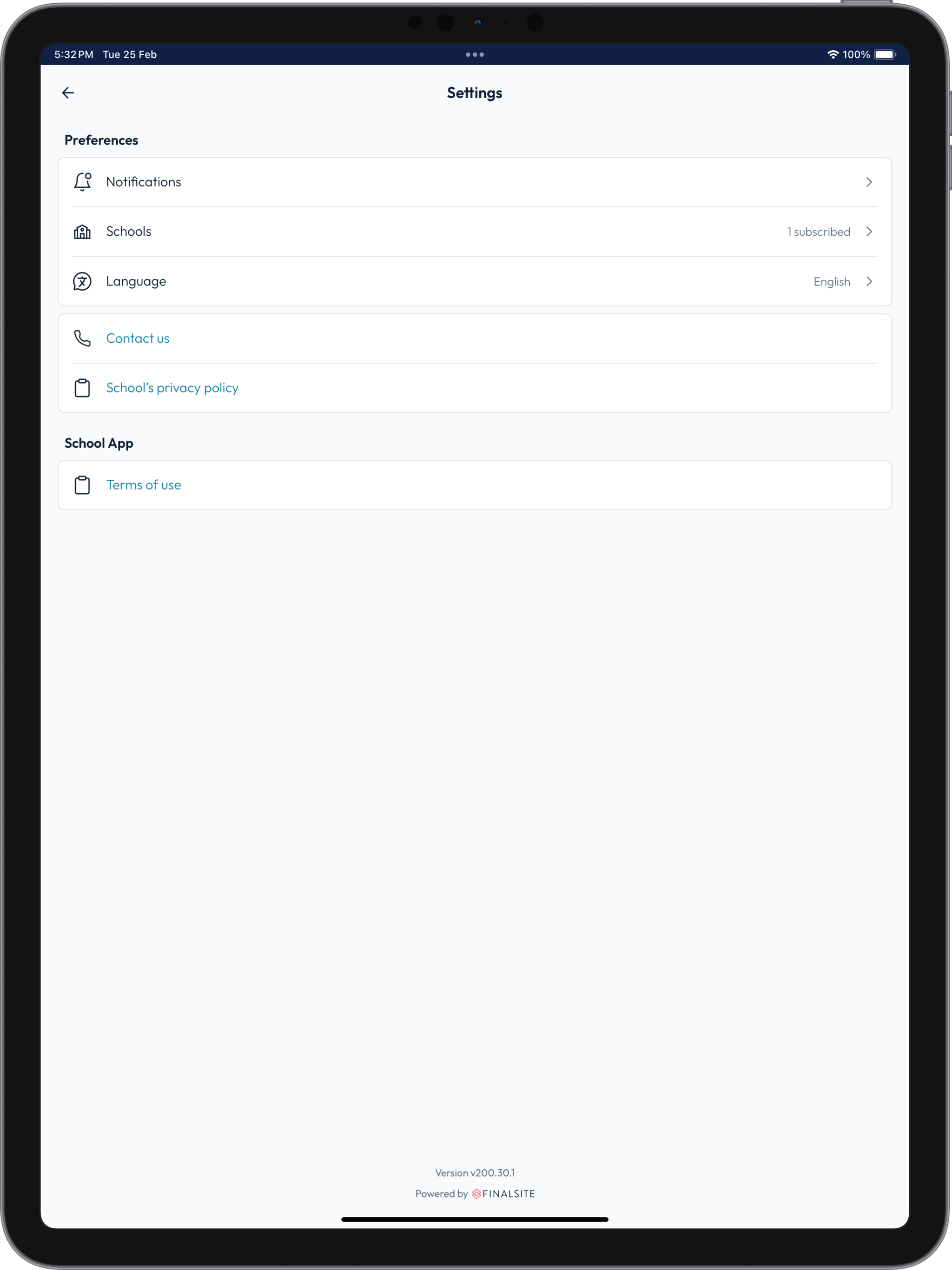 Schools App