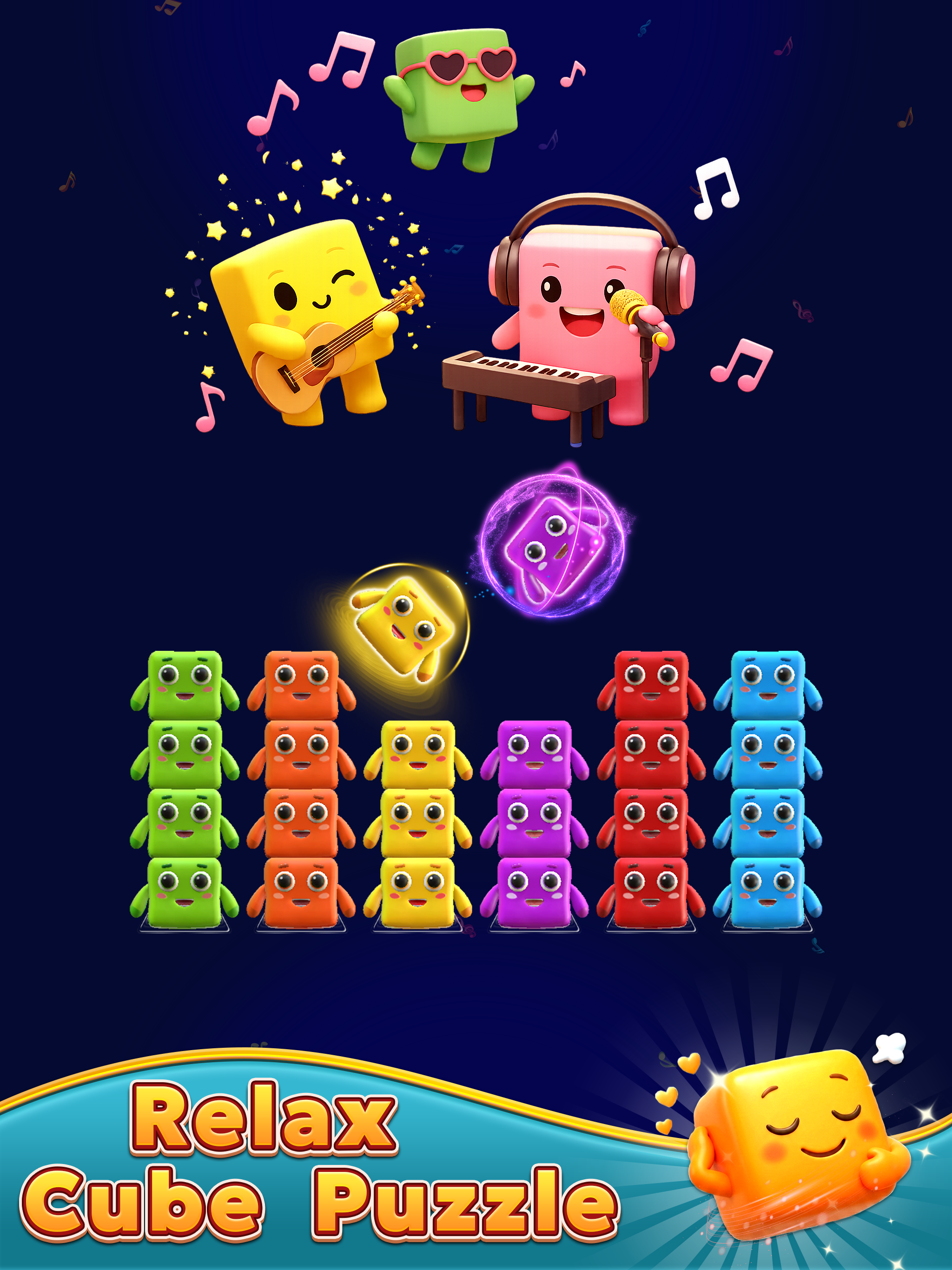Singing Cubes Sort screenshot 8