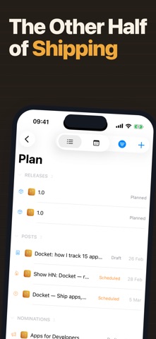 Docket - Dev Release Tracker Screenshot 1 of 6