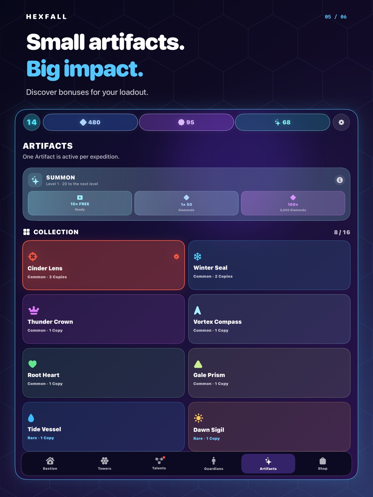 Screenshot 11 of Hexfall: Rift Defense