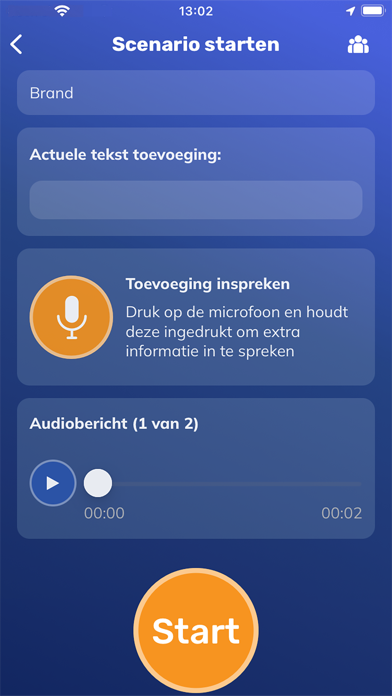 MultiBel iPhone app afbeelding 1