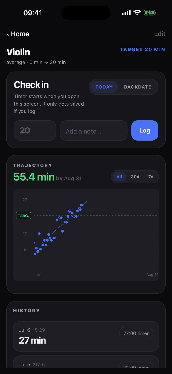 iPhone screenshot