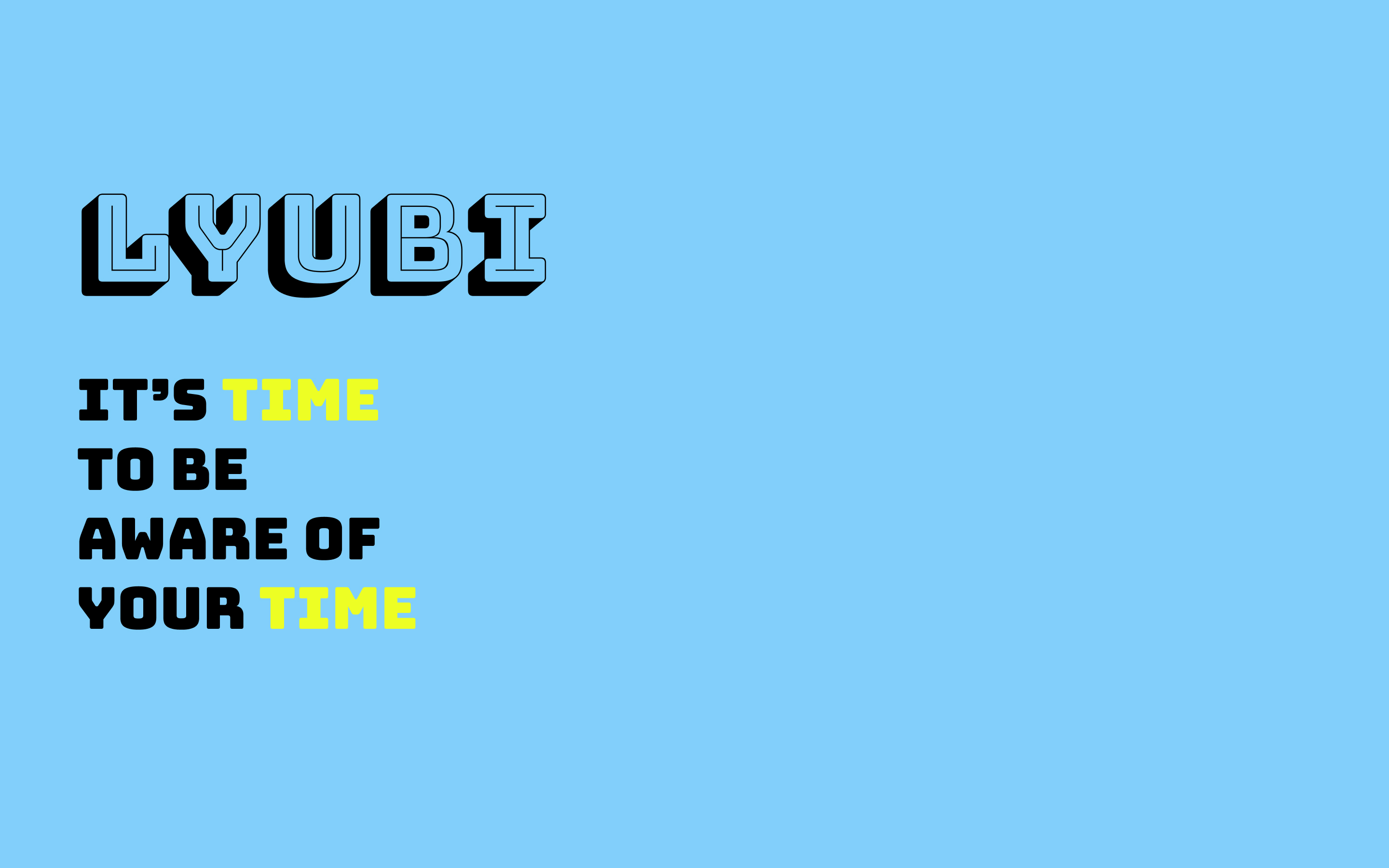 Lyubi - Time Tracker
