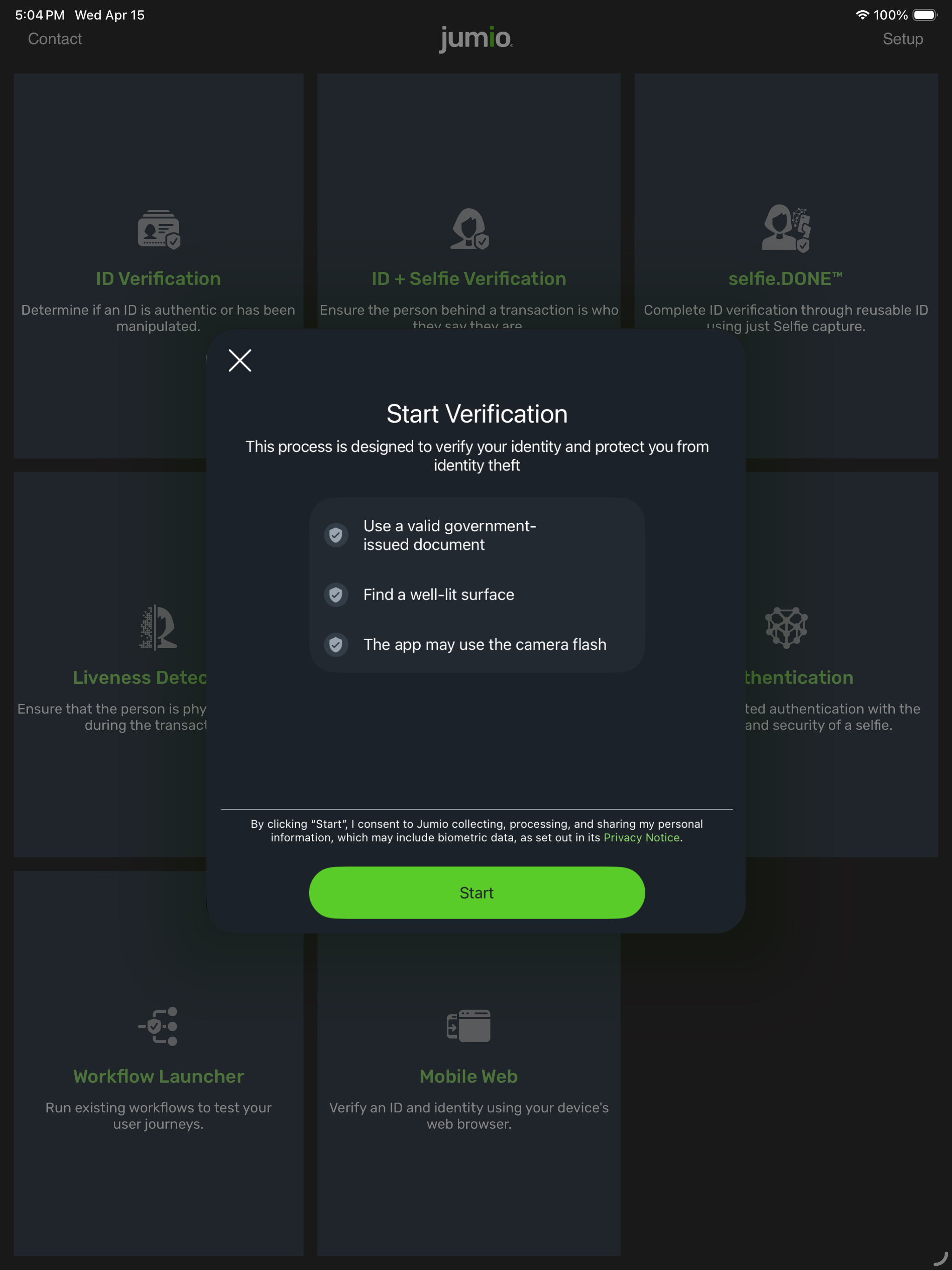 Jumio Showcase screenshot 5