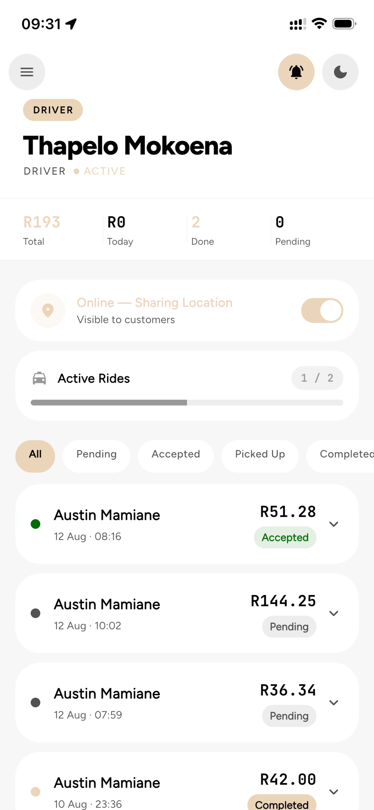 Screenshot 1 of LavaX Driver