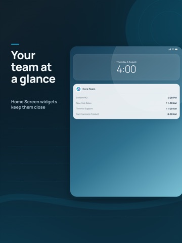 World Clock • Easy Timezones iPad screenshot