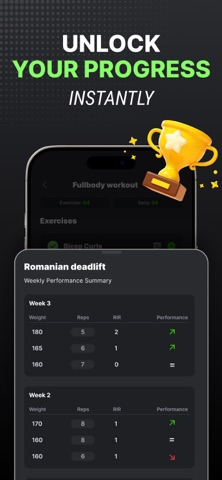 Atlas Fitness Gym Lift Logbook iPhone screenshot