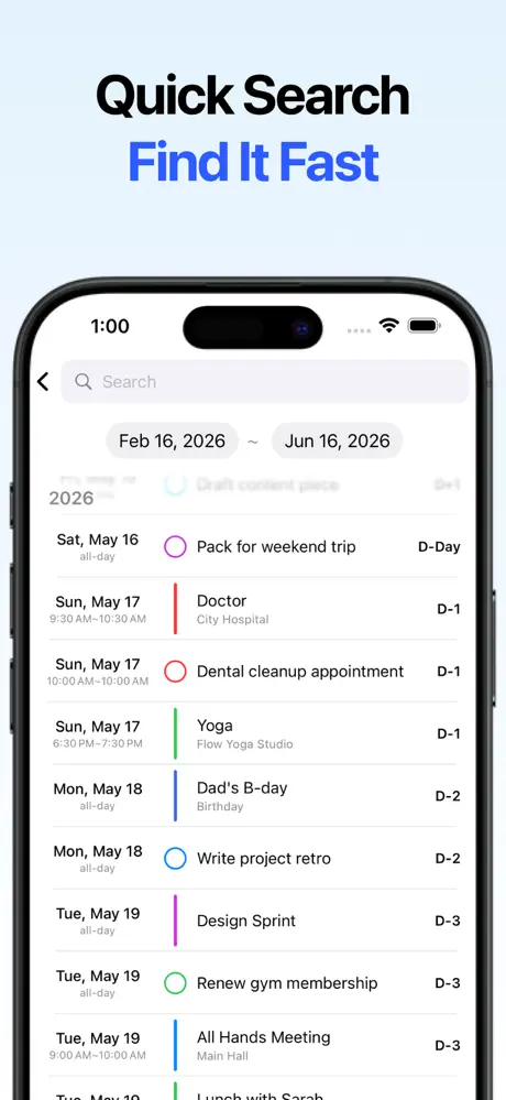 Widget Calendar : Easy&Simple screenshot 6