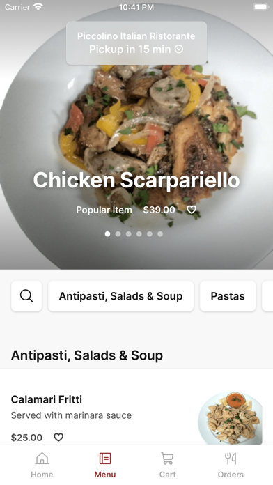 App screenshot
