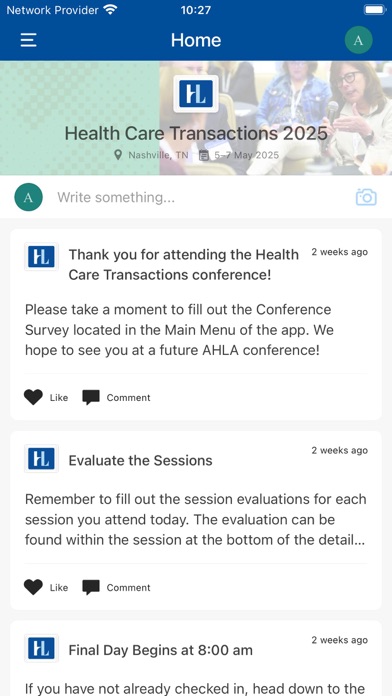 American Health Law Assoc. Screenshot