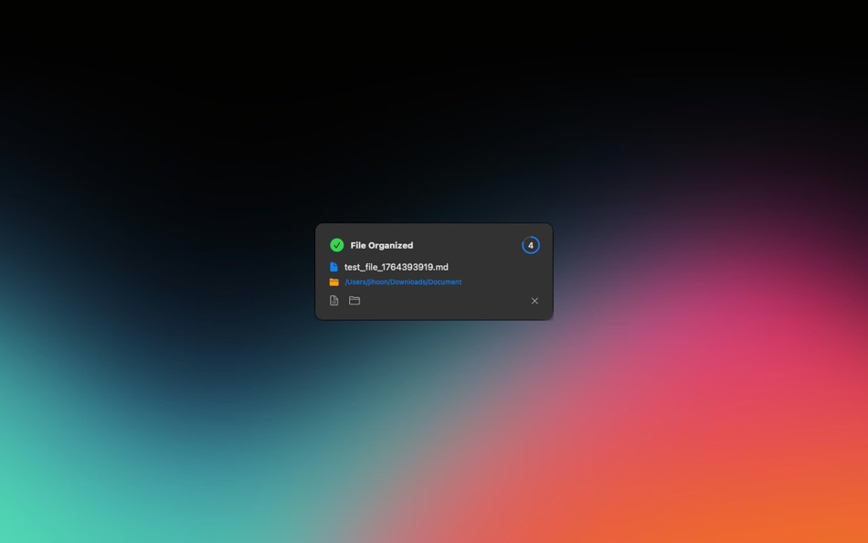 #3. Ornix - Folder Organizer (macOS) Podle: JiHoon.Lee