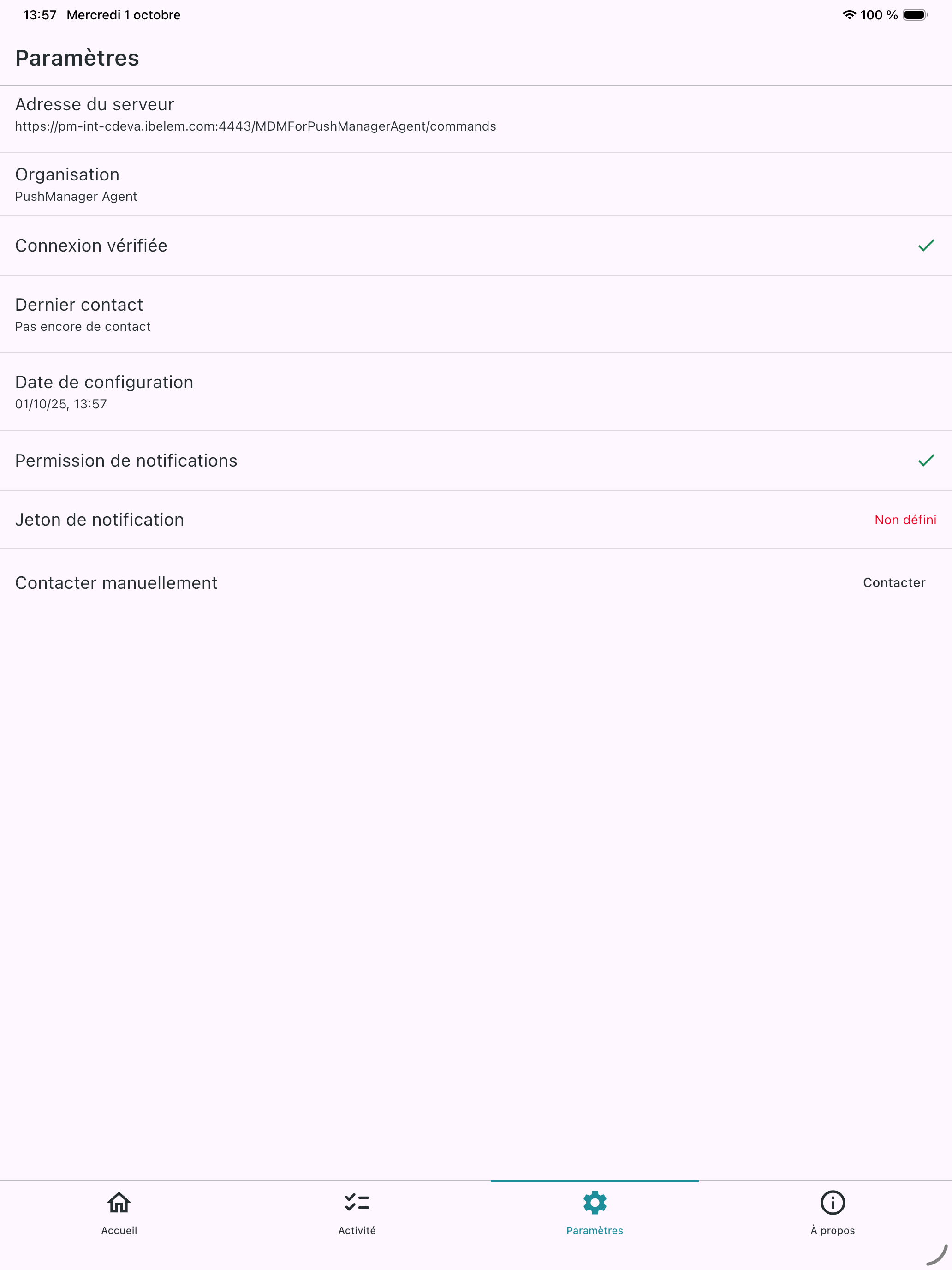 PushManager Agent