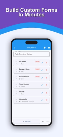 HowdyForms: Event Lead Capture iPhone screenshot