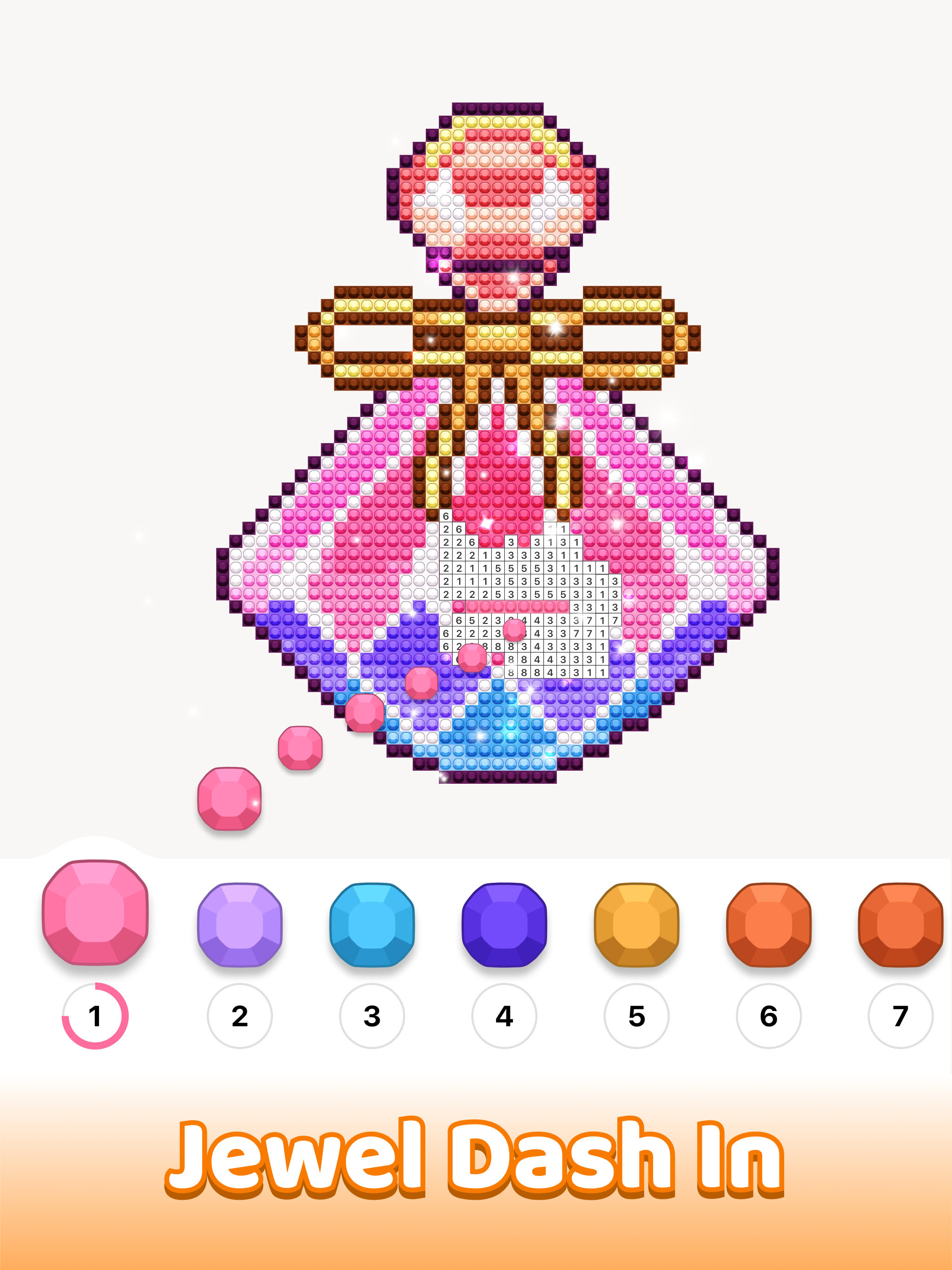 Jewelscapes - Color by Number screenshot 8