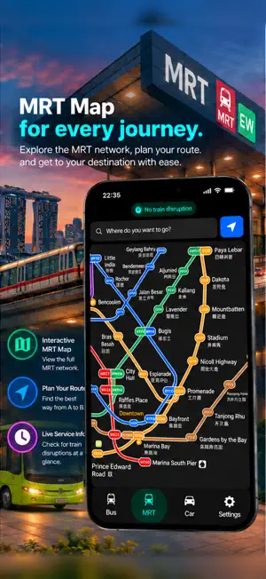 Commute SG: Bus, MRT & Traffic screenshot 2