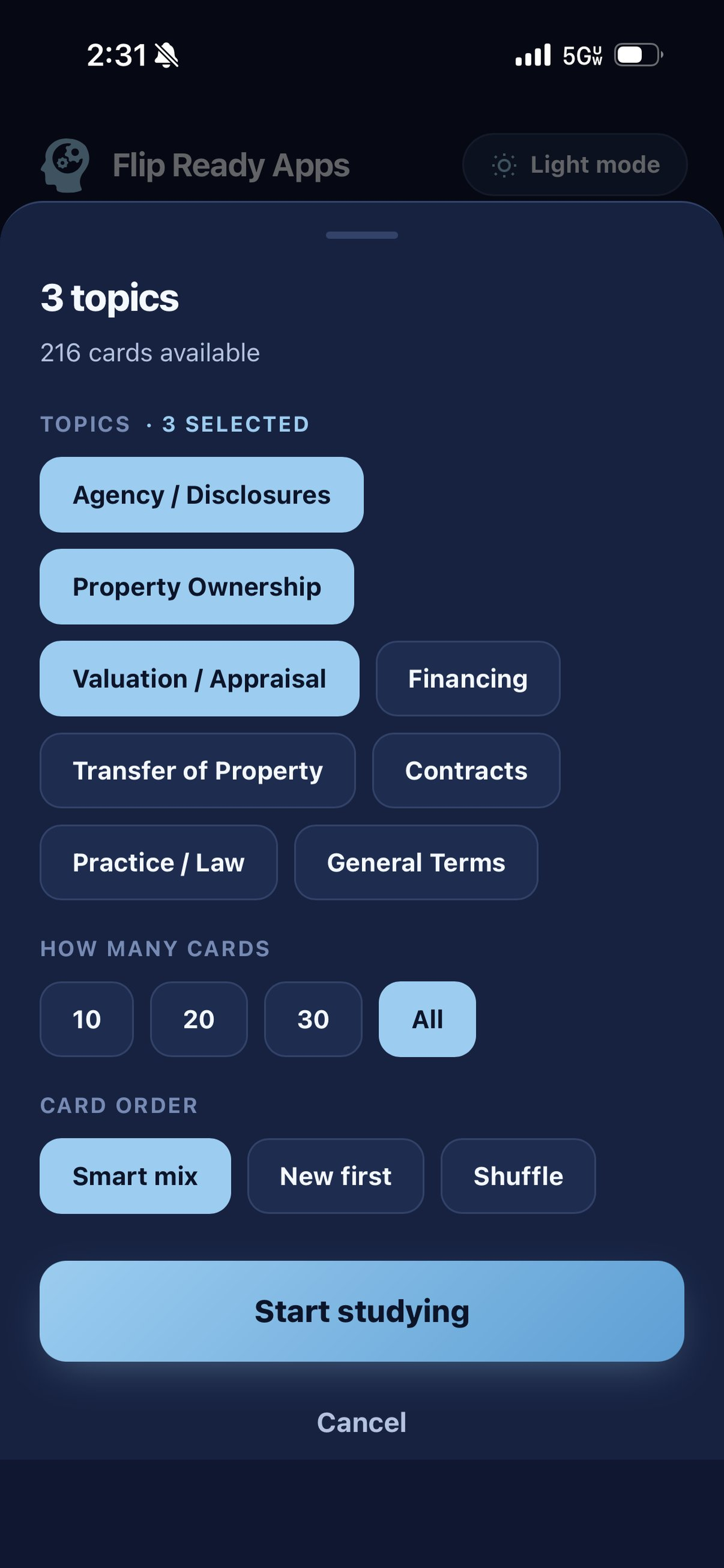 CA Real Estate Prep Flashcards