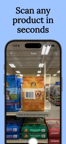 Woof Pet Food Scanner screenshot