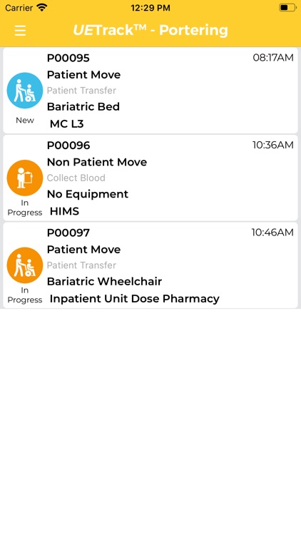 UETrack™ - Portering CGH UAT