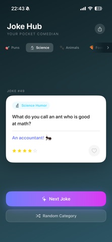 Joke Hub Screenshot 1 of 3