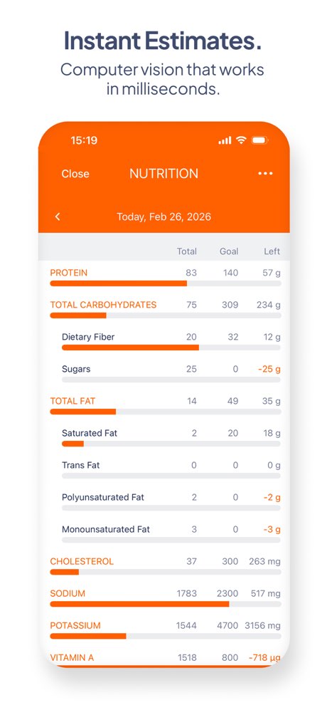 Calorie Mama AI: Diet Counter screenshot 3