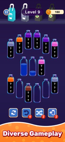 Water Sort Puzzle - Water Hue iPhone screenshot