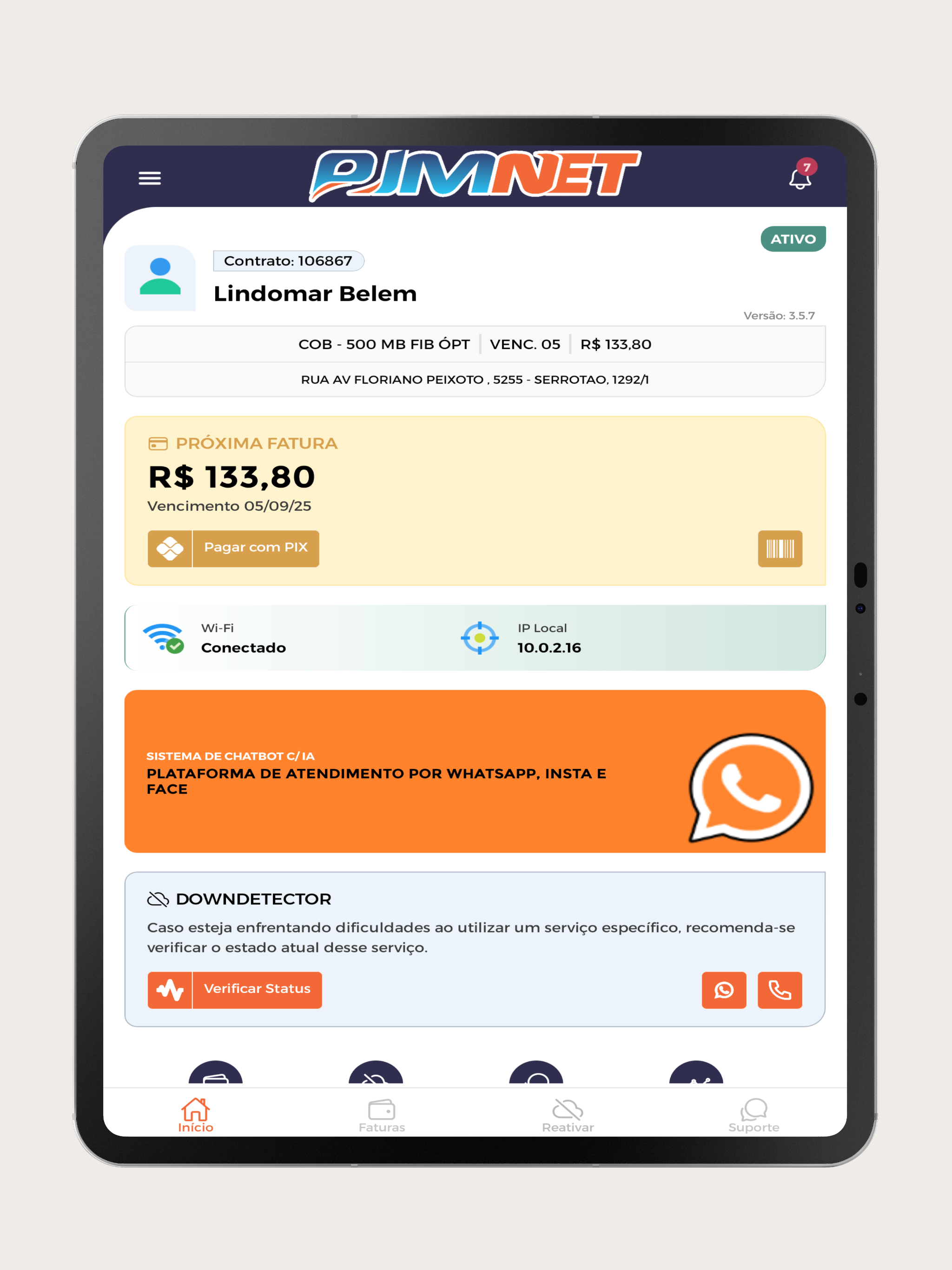 PJM Net Internet