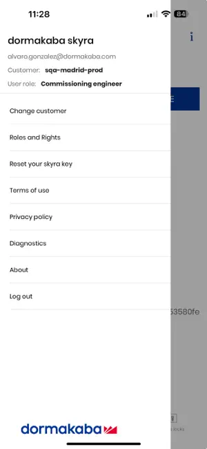 dormakaba skyra screenshot 2