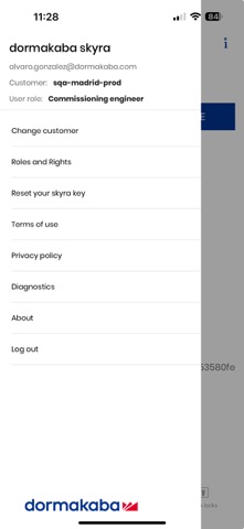dormakaba skyra iPhone screenshot