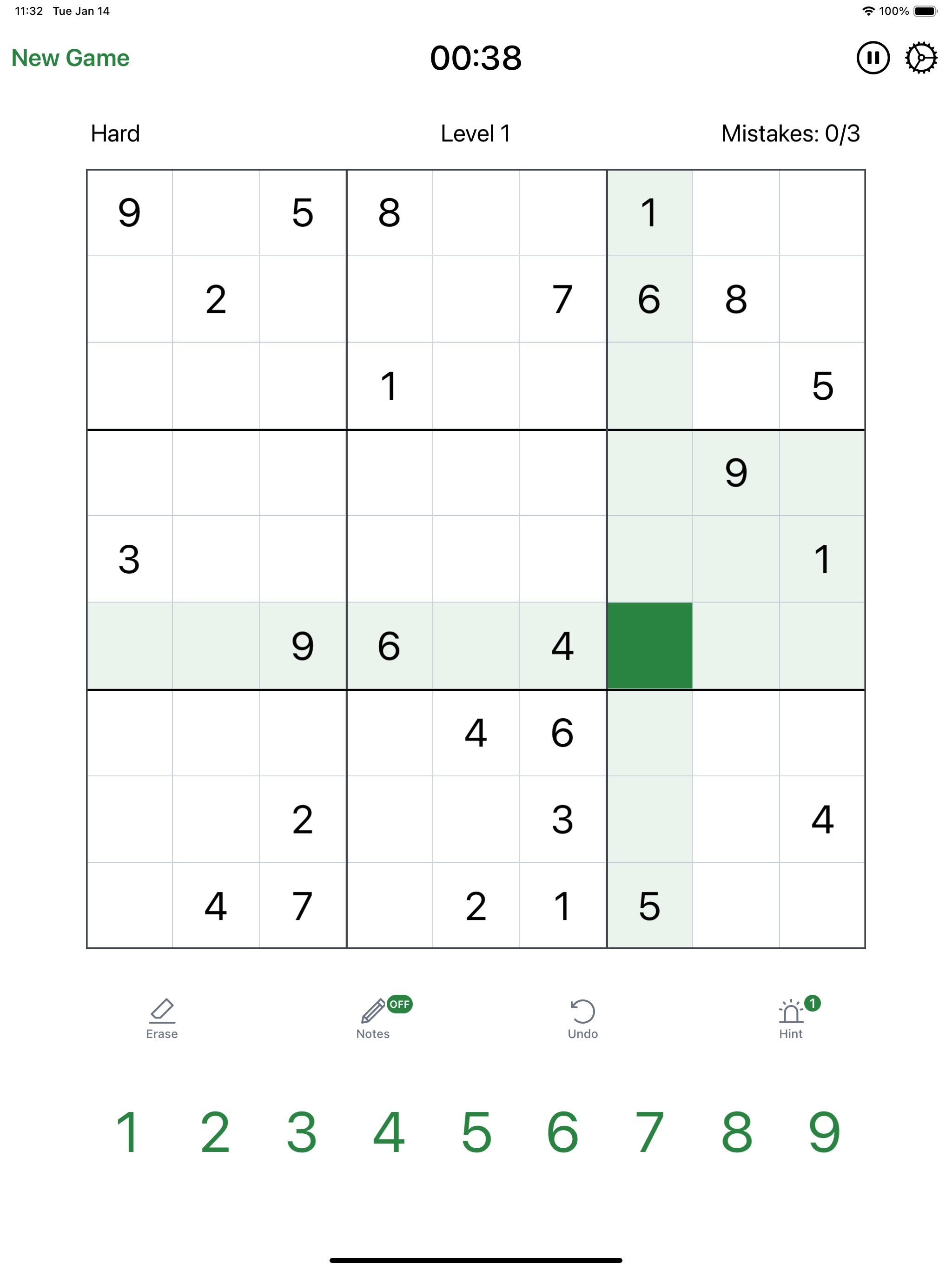 Sudoku - Brain Storm screenshot 8