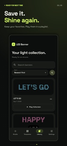 LED Banner Glow Scrolling Text Screenshot 5 of 5