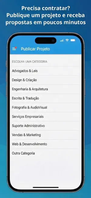 99Freelas iPhone screenshot 5