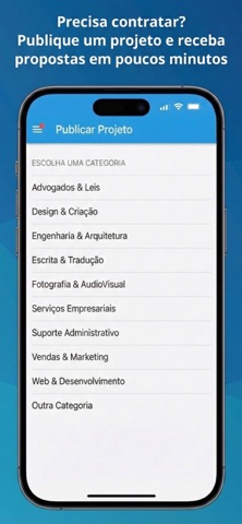 99Freelas iPhone screenshot 5