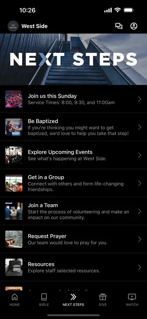 wschurch screenshot 2