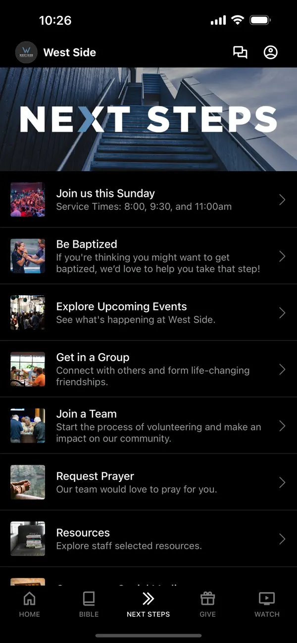 Screenshot #2 pour wschurch