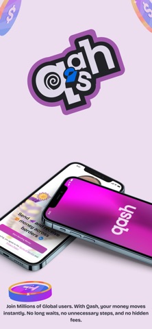 Qash Global: Send. Spend. Go. iPhone screenshot