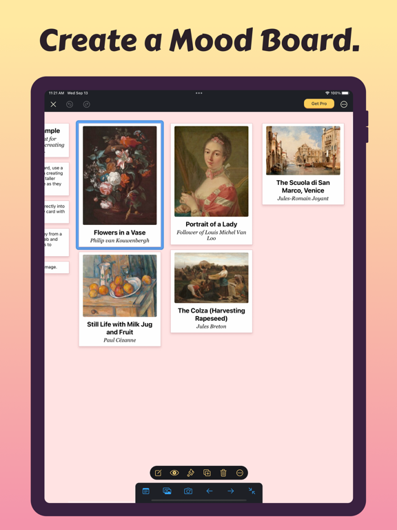 Card Buddy - Index Cards iPad screenshot 4 - Productivity app