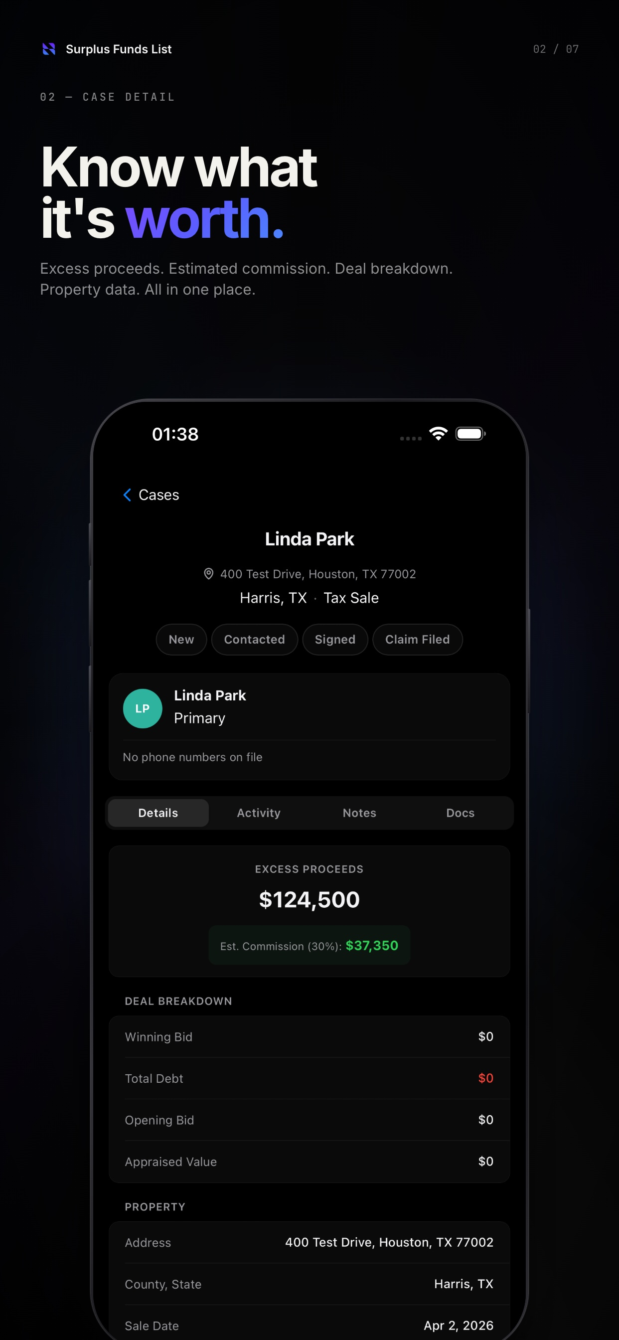 Surplus Funds List screenshot 2