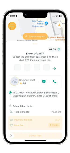 GoRyde Driver app screenshot 4