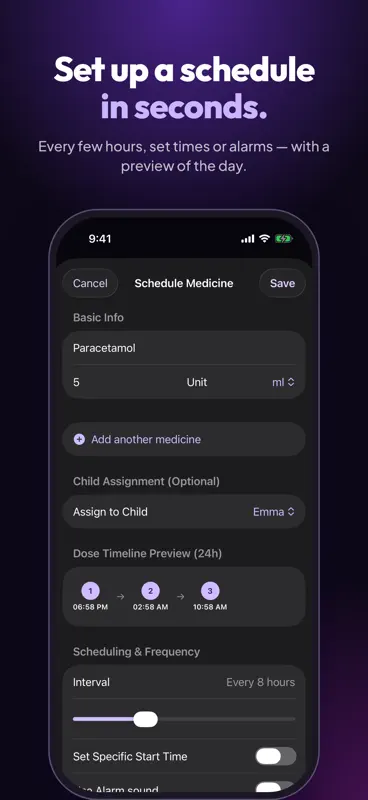 Parenty: Medicine Tracker screenshot 2 of 5