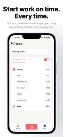 Floveo: Start Work on Time Screenshot 1 of 5