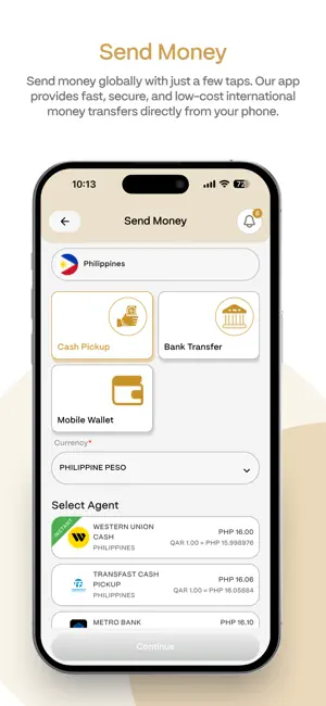 Alfardan Exchange Send Money screenshot 2