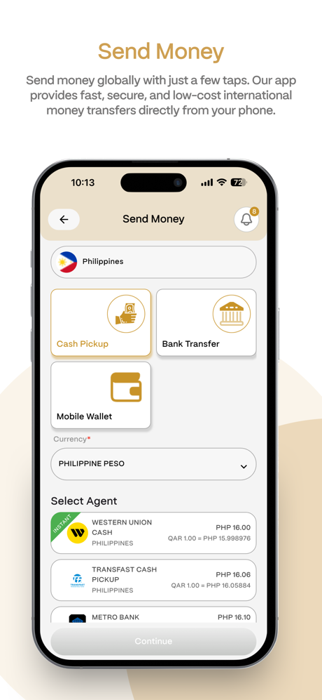 Alfardan Exchange Send Money screenshot 2