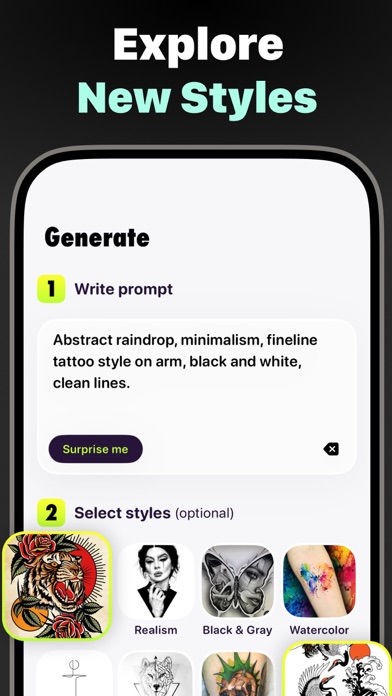 AI Tattoo Maker + Generator Screenshot 5 of 7