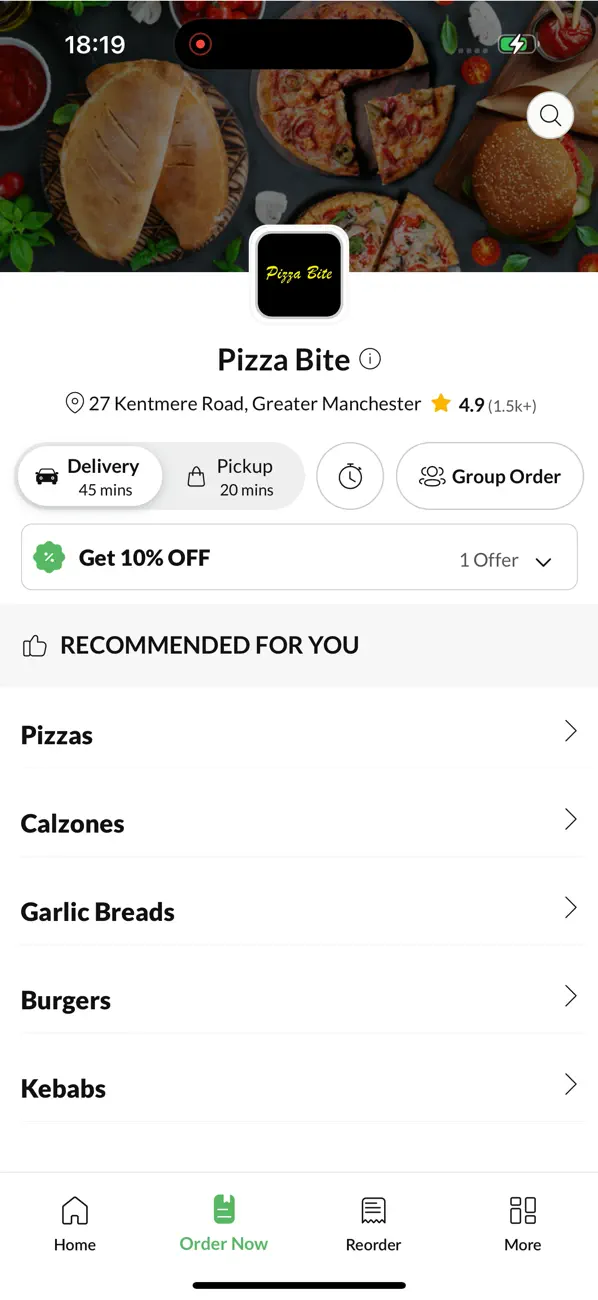 Screenshot #2 pour Pizza Bite.