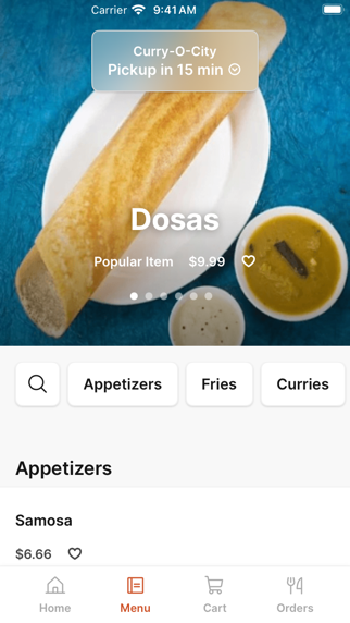 Screenshot 2 of Curry-O-City App