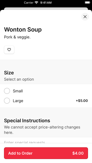 Ho Mei Express Chinese iPhone screenshot 3 - Food & Drink app