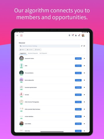 GroupSocial ipad screenshot 4