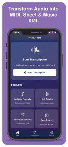 Piano2Score - eMusicTeacher screenshot