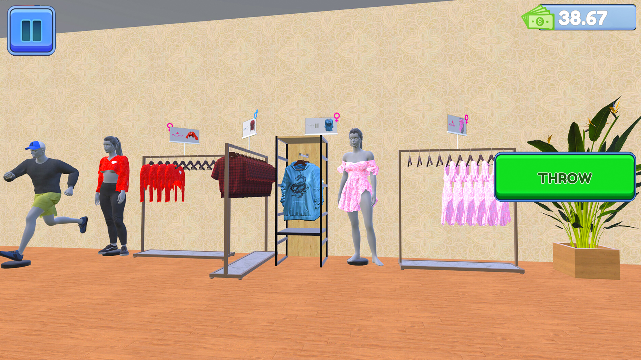 Clothing Store Games Simulator